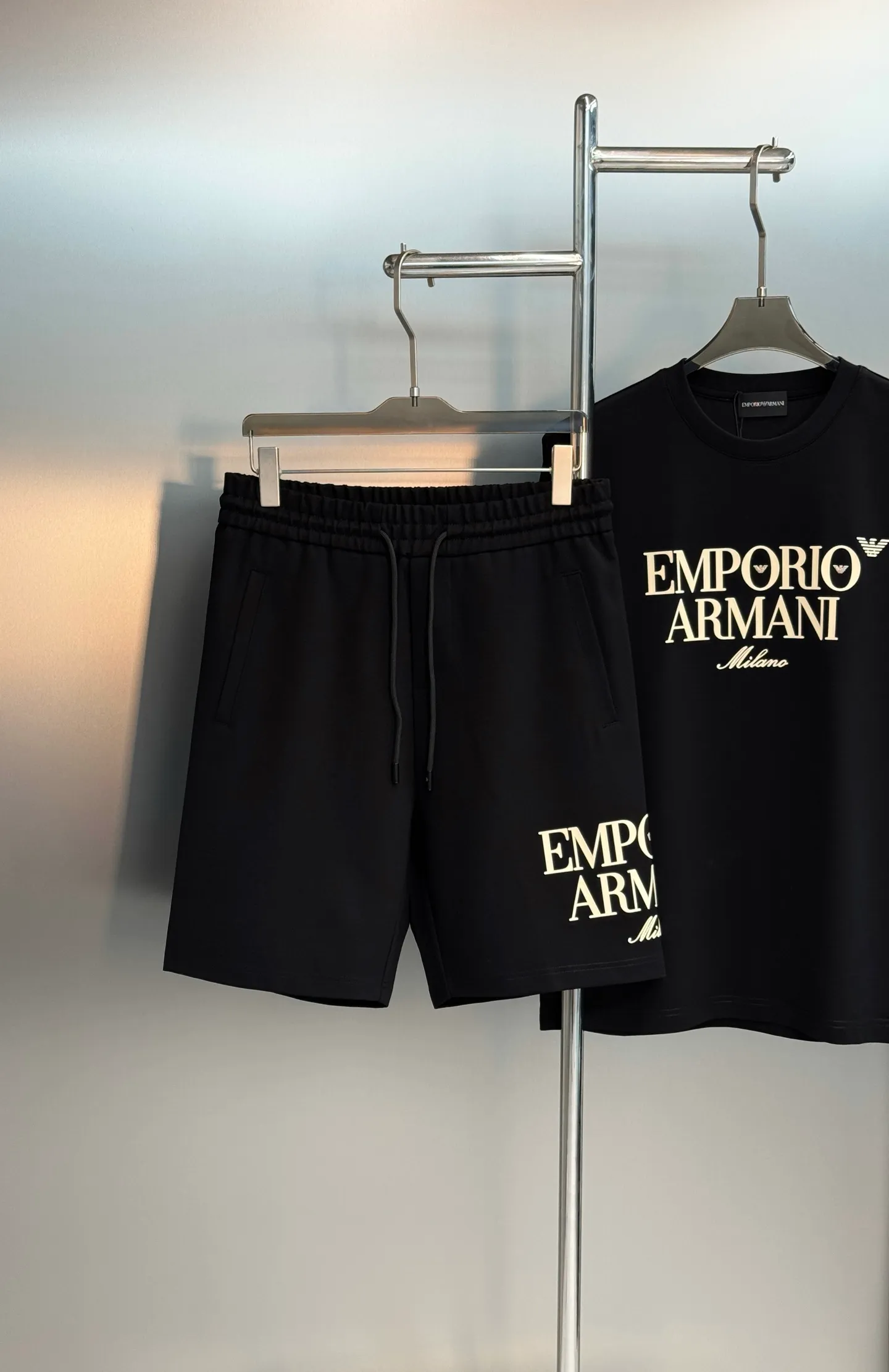 195。 190 ⚜️ Emporio Armani Original ～ . Same Style❤️ . ！ . ！ Premium . Breathable. . . ， OK. ！ ：Black.White.Dark Blue.Sizes：M-3XL/29-36 ❗️（S 4XL ！）175/140 L